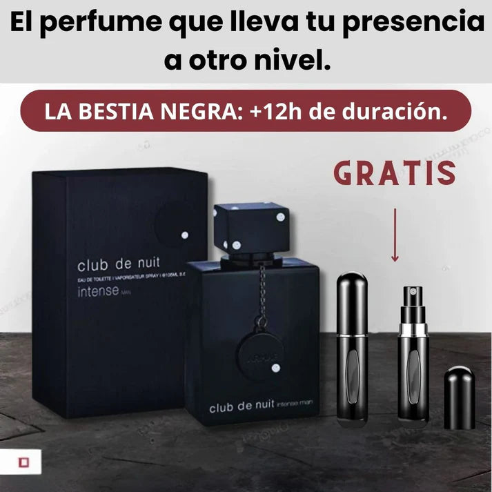La Bestia Negra Club de Nuit 105 ML+ Perfumero Premium
